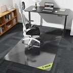 【Shipped Flat】1 Pack 32" x 48"Heavy Duty Clear Office Chair Mat by FeelLifeEnjoyLifelmmerseYourselfInLife