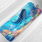 LNOND Bath Mat for Tub for Kids, Ocean Bathtub mat Non Slip, Machine Washable by Lnond