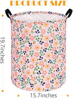 MAIZMZ Girls Storage Basket, Room Decor Laundry Hamper, Waterproof Clothes - Image 6