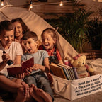 Marsui 1 Pcs Read Me a Story Book Storage Basket, Tuck Me in Tight - Image 6