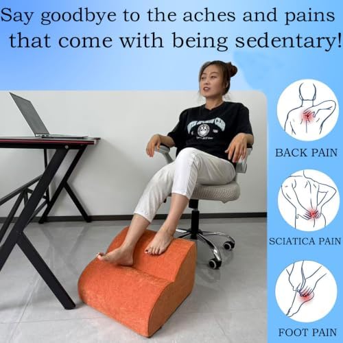 Foot Rest for Under Desk at Work.Multifunctional 3-Tier Foot Stool - Image 4