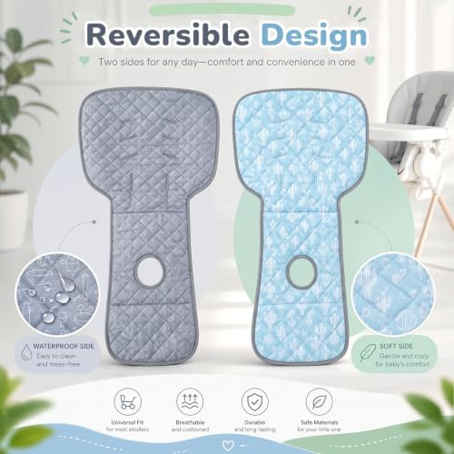 SiliFine Baby High Chair Cover & 5-Point Harness Strap - Image 3
