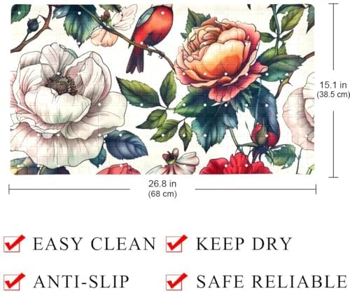 Non Slip Shower Mat Bathtub Mat 15.1x26.8 Inch, Quick Dry Bath Mat - Image 4