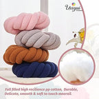 Uvvyui Knot Pillows, 14 Inch Decorative Throw Pillows Round Pillows Cushion - Image 3