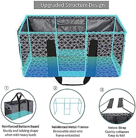 Joyfol Day Extra Large Utility Tote Bag, Reusable Grocery Bags Foldable - Image 3