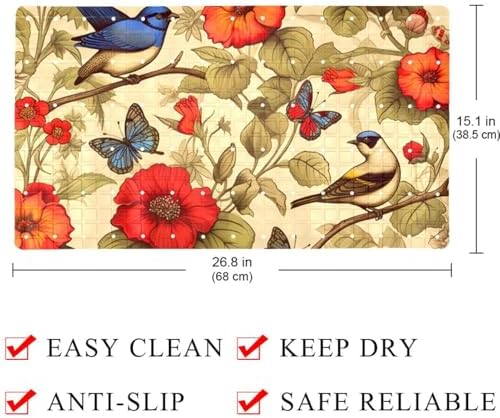 Non Slip Shower Mat Bathtub Mat 15.1x26.8 Inch, Quick Dry Bath Mat - Image 4