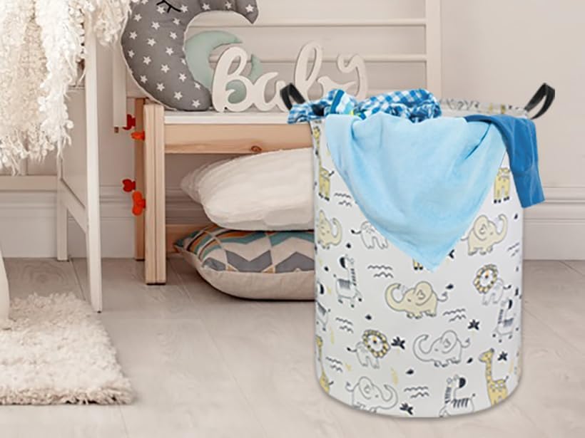 Baby Laundry Hamper Basket Baby Hamper - Image 5