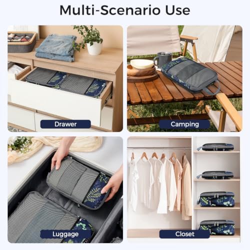 BAGAIL 4 Set/6 Set/8 Set Compression Packing Cubes Travel Accessories - Image 7