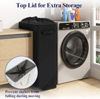Optish 90L Slim Laundry Hamper, Large Laundry Basket - Image 4