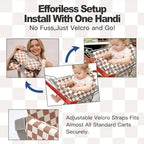 Shopping Cart Seat Cover for Baby, High Chair Cover for Restaurant Seat - Image 3