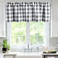 Hiasan Plaid Curtains Valances, 42W x 18L, 1 Panel by Hiasan