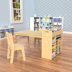 GDLF Kids Art Table and 2 Chairs - Image 2