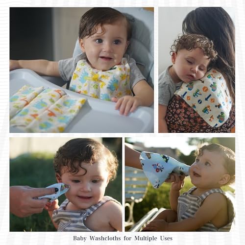 Receiving Blanket for Baby – 4 Pack – 30 inch x 30 inch – 100% Flannel Cotton - Image 5