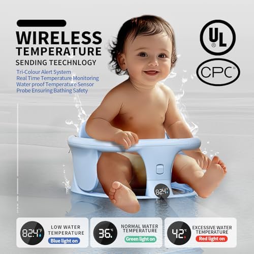 Baby Bath Seats for Babies Sitting Up, Infant Bath Chair for 6+ Months - Image 3