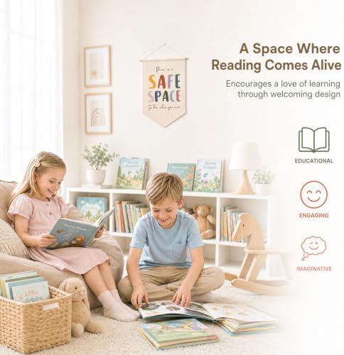 Classroom Decor, Classroom Signs Wall Art, Safe Space Wall Hanging Banner - Image 7
