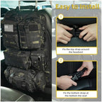 Tactical Car Seat Back Organizer, Tactical Molle Seat Back Organizer - Image 4