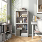 Homes: Inside + Out Apexa 2-Tier Cube Storage Organizer Shelves, Stackable Wood - Image 2