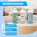 3 Pack Silicone Sleeves for Philips Avent Natural Glass Baby Bottles - Image 6
