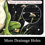 Shower Mat Non Slip 26.8 x 15.1 Inches, Mushrooms Frog Bathtub Mat Shower Stall - Image 2