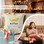 Funny Salted Butter Pillow Cover 18x18 Double-Sided, Butter Lover Gifts - Image 6