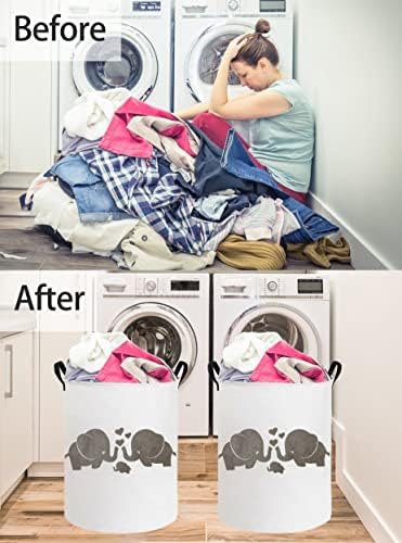 ESSME Baby Laundry Basket, Elephant Hamper，Baby Hamper - Image 4