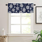 Vandarllin Christmas Kitchen Curtains and Valances Set - Image 6
