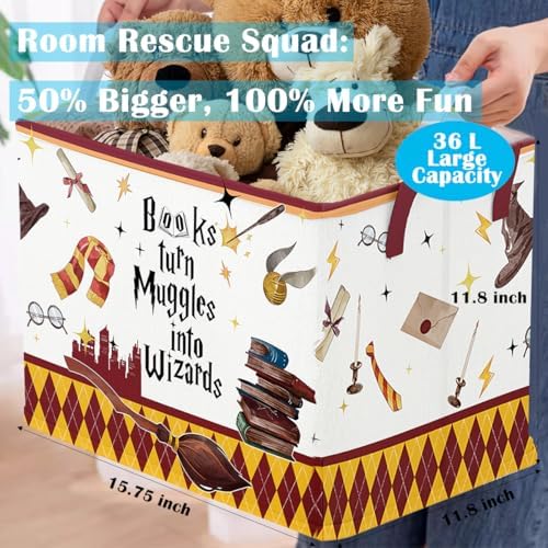 Runtoo Magic Nursery Decor Books Baby Basket Wizard Hat Baby Shower Decorations - Image 4