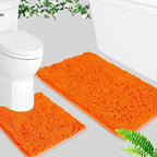 BOANKODU Bathroom Rugs Sets 2 Piece, Absorbent Bath Mat - Image 2