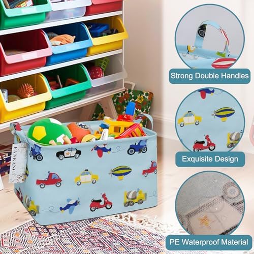 Rectangular Car Storage Bin Nursery Hamper - Image 6