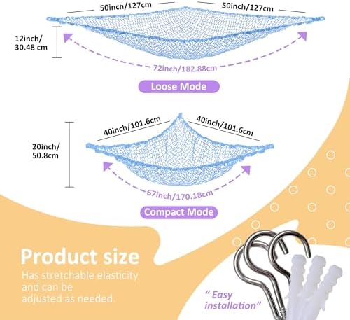 Lazebox Stuffed Animal Net Hammock - Image 3