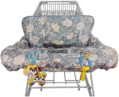 ICOPUCA Shopping Cart Cover for Baby, 2 in 1 cart Cover for Babies N high Chair by ICOPUCA
