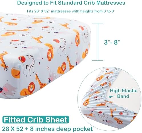 Crib Bedding Set with Plush Toy - Image 4