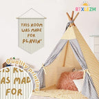 RTXLEZM Playroom Decor Banner, This Room Was Made - Image 6