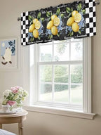 Vandarllin Summer Tropical Lemon Kitchen Curtains Valances - Image 5