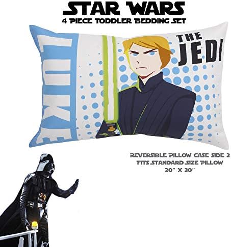 Disney Star Wars Galaxies Await 4 Piece Toddler Bedding Set Fitted Sheet - Image 7