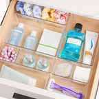 Vtopmart 72 PCS Clear Plastic Drawer Organizers Set, 4-Size Versatile Bathroom - Image 4
