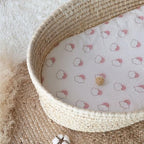 Muslin Bassinet Sheets 2 Pack, Universal Cotton Fitted Baby Mattress Sheet - Image 3