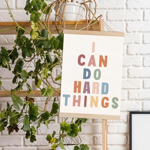 Positive Affirmations Wall Decor, Can DO Hard Things Inspirational Wall Art - Image 4