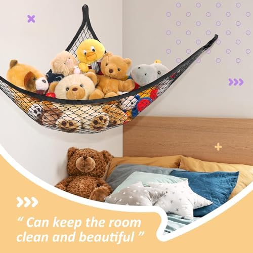 Lazebox Stuffed Animal Net Hammock - Image 3