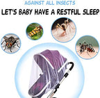 Sysmie 2PCS Baby Stroller Mosquito Net, Durable Mesh Protection - Image 3