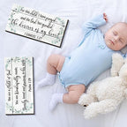 Yookeer 2 Pcs Nursery Wall Art Wooden Baby Room Wall Decor This Child I Have - Image 4