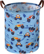 Kids Boys Hamper, Kids Laundry Basket Collapsible Monster Truck Storage Baskets by Sanjiaofen