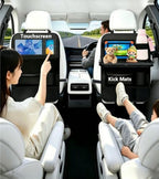 TCJJ Car Seat Organiser Backseat Kick Mats Oxford Back Seat Protector - Image 2