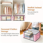 Fab totes 35L Closet Organizers, Foldable Under Bed Storage Containers - Image 4