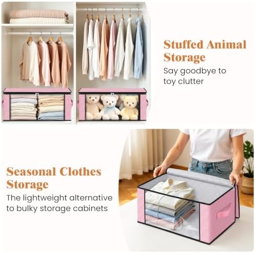 Fab totes 35L Closet Organizers, Foldable Under Bed Storage Containers - Image 4