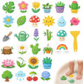 30 Pieces Plant Pattern Non Slip Bathtub Stickers EVA Waterproof Multicolor by ProfessionalAuto-Parts