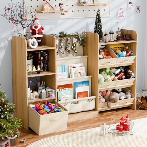 Kids Bookshelf and Toy Storage by IKALIFE