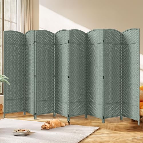 JOSTYLE 8 Panel Room Divider, Privacy Screen & Room Separation, Extra Wide by Jostyle