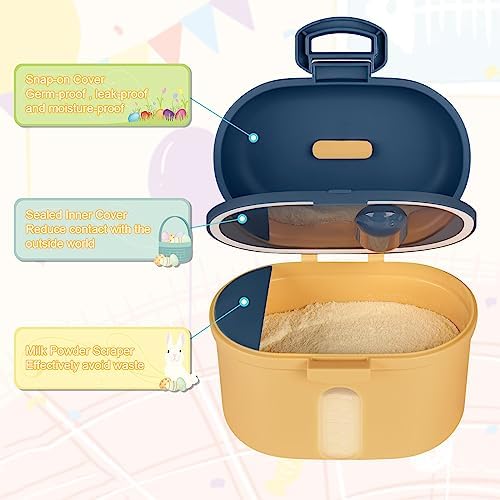 Accmor Baby Formula Dispenser On The Go, Portable Milk Powder Formula Dispenser - Image 5