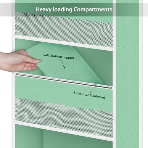 Univivi Fabric Over Door Hanging Organizer - Image 5